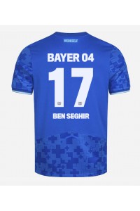 Bayer Leverkusen Eliesse Ben Seghir #17 Jalkapallovaatteet Kolmaspaita 2025-26 Lyhythihainen